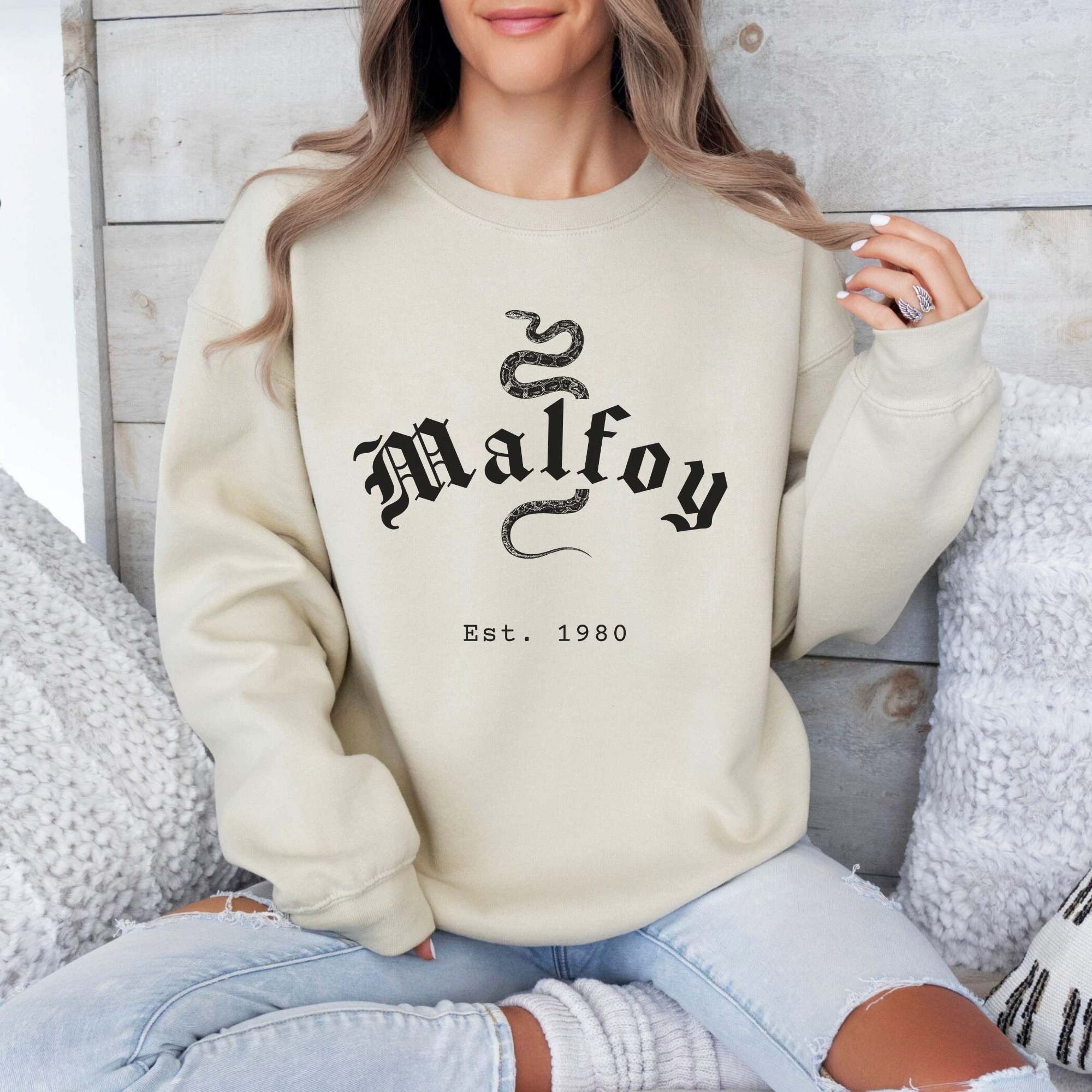 Draco Malfoy Sweatshirt Bookish Vibes